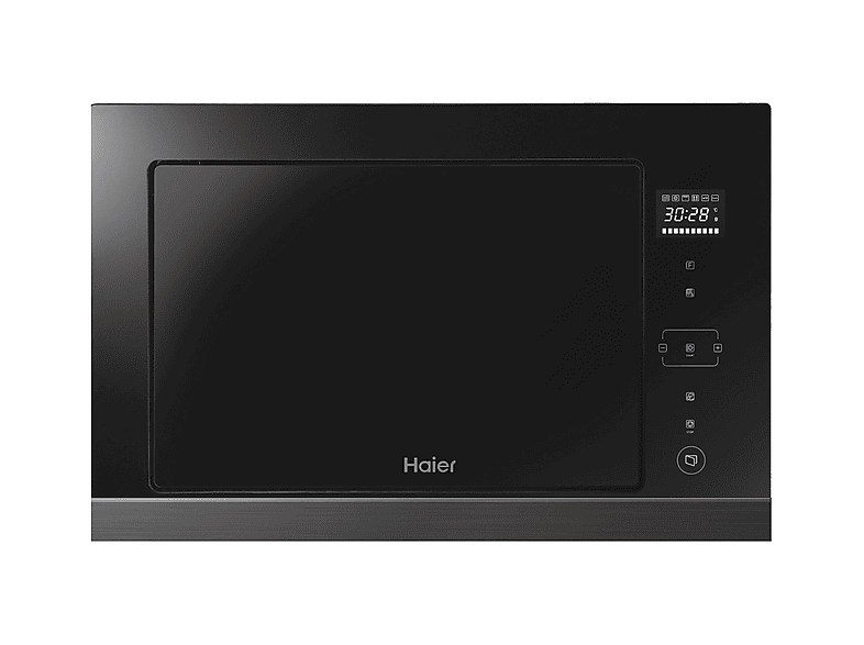 Microondas - Haier HOR38G5FT, 900 W, 5 potencia, 28 l, Negro