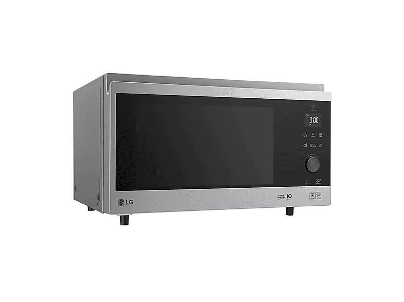 Microondas - LG MJ3965ACS, 1 kW, 5 potencia, 39 l, Acero Inox