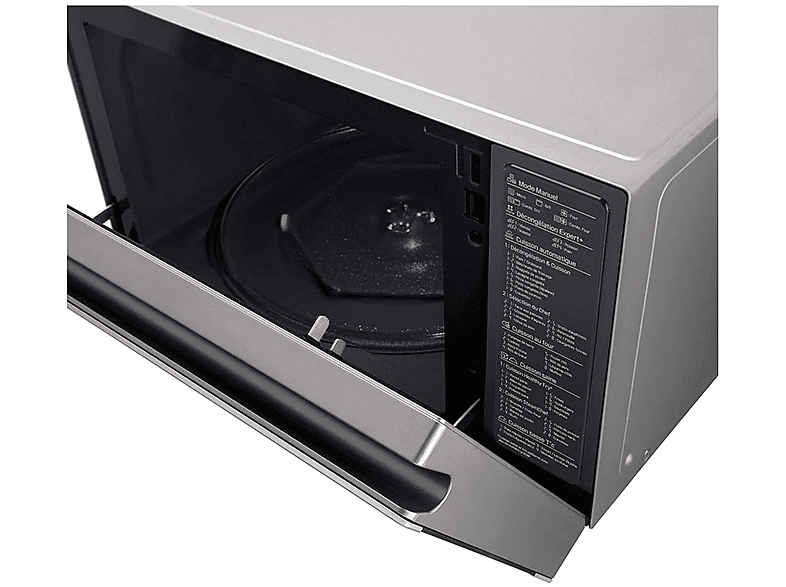 Microondas - LG MJ3965ACS, 1 kW, 5 potencia, 39 l, Acero Inox