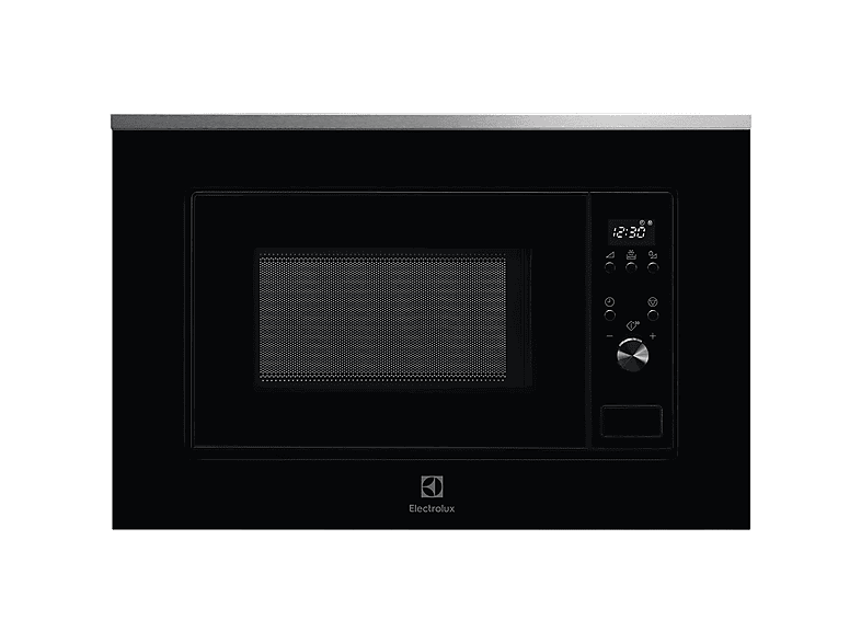 Microondas - Electrolux LMS2203EMX, 700 W, 5 potencia, 20 l, Negro