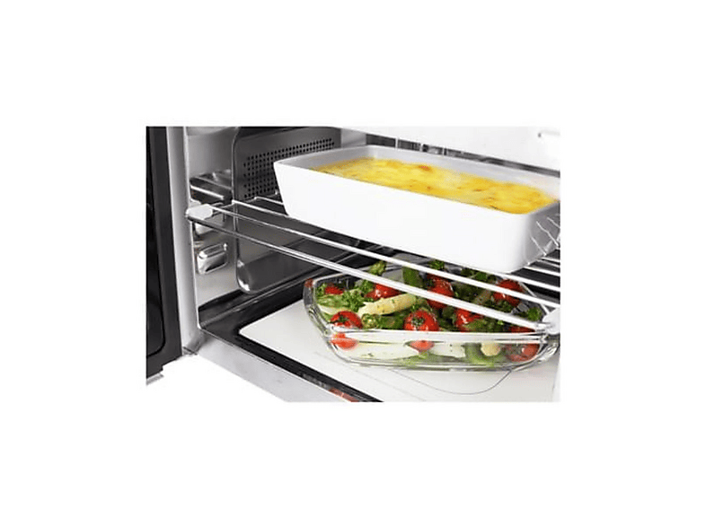 Microondas con grill - Caso 3323 MG20, 800 W, 5 potencia, 20 l, Inox