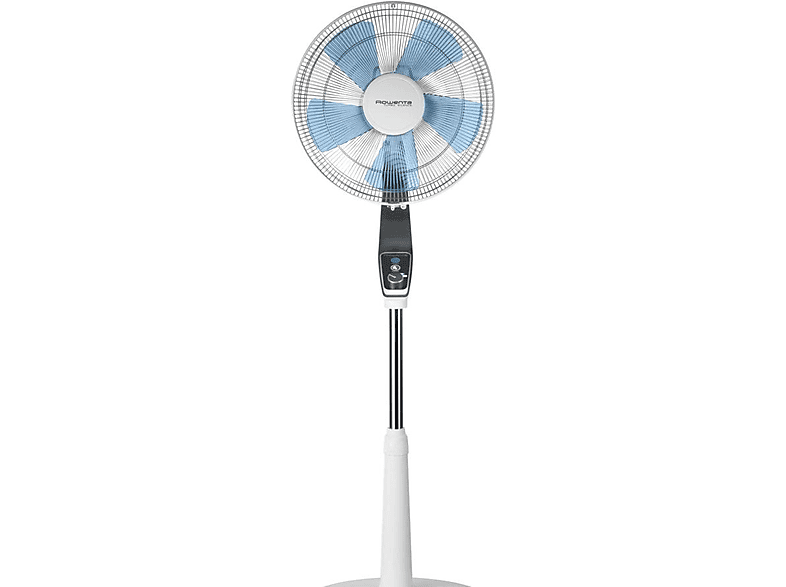 Ventilador de pie - Rowenta VU5640 TURBO SILENCE EXTREME (VENT. DE PIE), 70 W, 4 velocidades, Blanco / Negro