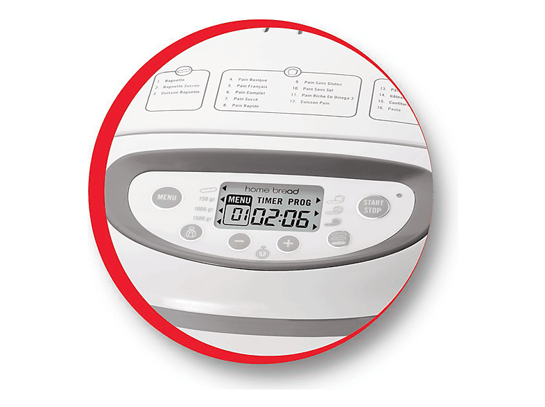 Panificadora - Moulinex OW 610110, Blanco
