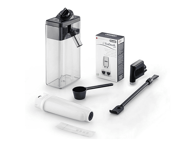 Cafetera superautomática - Delonghi ECAM350.50.B-DINAMICA CAPUCCINO, 15 bar, 1450 W, 0,6 ml, 2 tazas, Negro