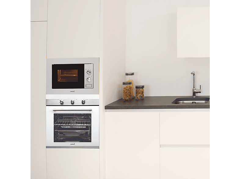 Horno multifunción - Cata CM 760 AS WH, Integrable, 50 l, 59 cm, Blanco