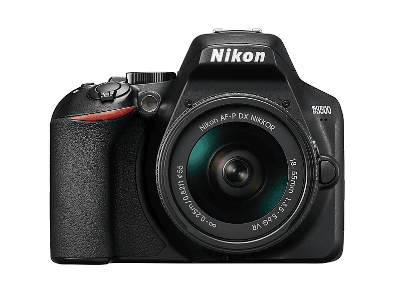 Cámara réflex - Nikon D3500 AF-P VR 18-55MM, 24,78 megapixel, CMOS, 1920 x 1080 Pixeles, Negro