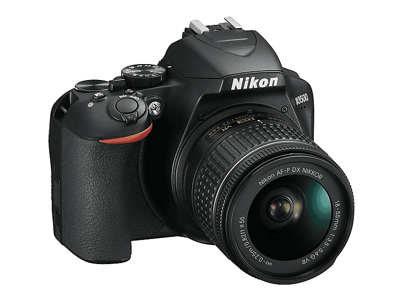 Cámara réflex - Nikon D3500 AF-P VR 18-55MM, 24,78 megapixel, CMOS, 1920 x 1080 Pixeles, Negro