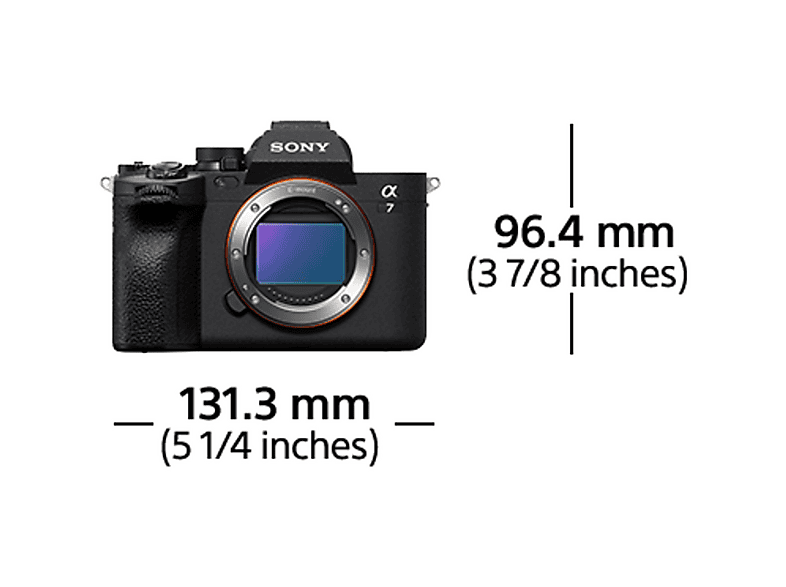 Cámara - Sony Alpha 7 IV, 34,1 megapixel, Exmor R CMOS, 3840 x 2160 Pixeles, Negro