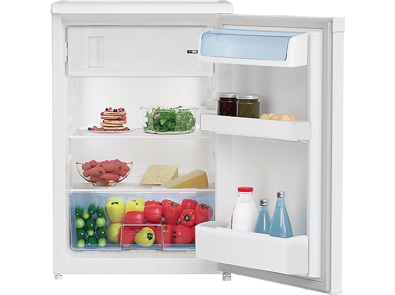 Nevera pequeña - Beko TSE1284N, Cíclico Diseño, Altura 840 mm, Capacidad 114 l, Blanco
