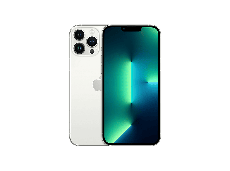 Smartphone - Apple iPhone 13 Pro Max, Plata, Móvil iOS, 256 GB, 6 GB RAM, 6,7 " OLED, Ceramic Shield, 120 Hz, Anti-huellas, Chip A15 Bionic, 4373 mAh