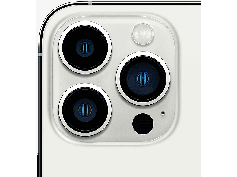 Smartphone - Apple iPhone 13 Pro Max, Plata, Móvil iOS, 256 GB, 6 GB RAM, 6,7 " OLED, Ceramic Shield, 120 Hz, Anti-huellas, Chip A15 Bionic, 4373 mAh