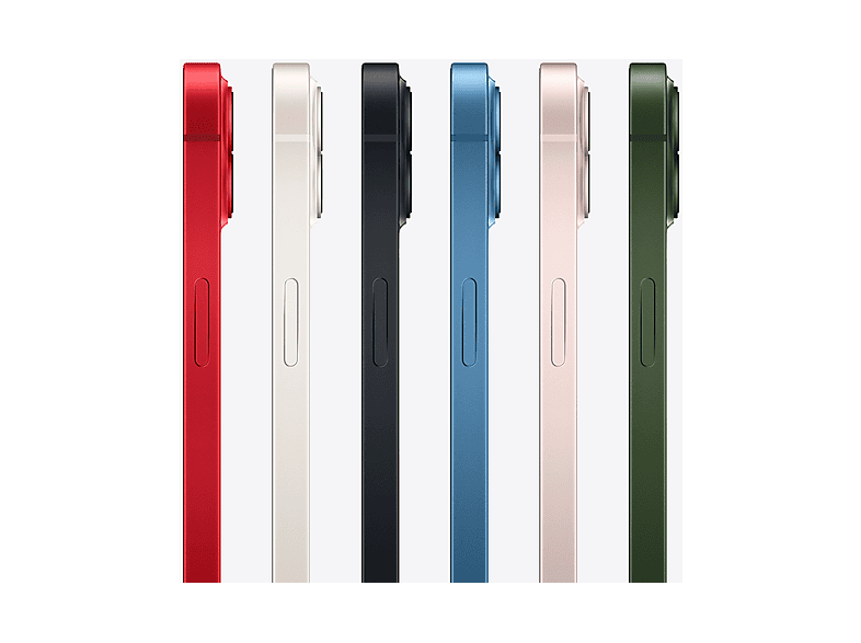 Smartphone - Apple iPhone 13 Midnight, Negro, Móvil iOS, 128 GB, 4 GB RAM, 6,1 " OLED, Ceramic Shield, Anti-huellas, Chip A15 Bionic, 3,227 mAh