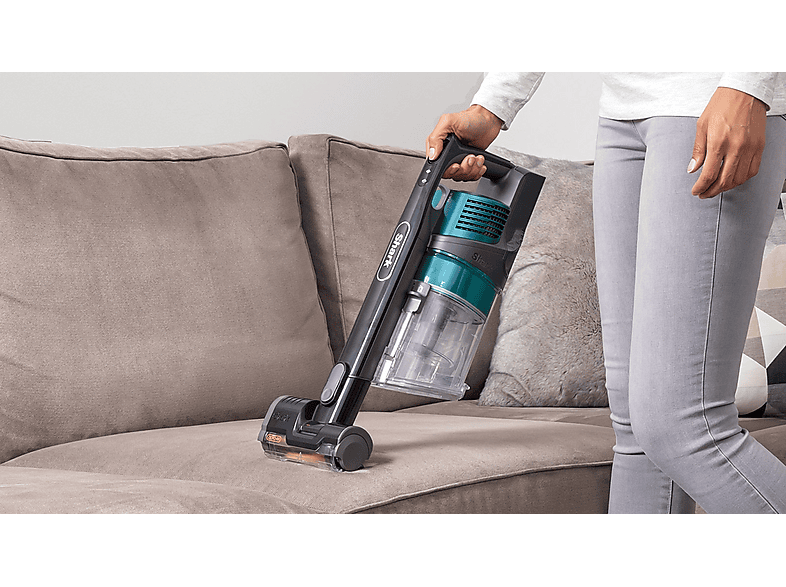 Aspirador escoba - Shark IZ201EUT, 45 V, Potencia de succión 450 W, Depósito 0,7 l, Autonomía 45 min, Azul