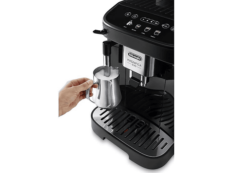 Cafetera express - Delonghi ECAM290_22_B, 15,0 bar, 1450 W, 0 ml, 2 tazas, Negro
