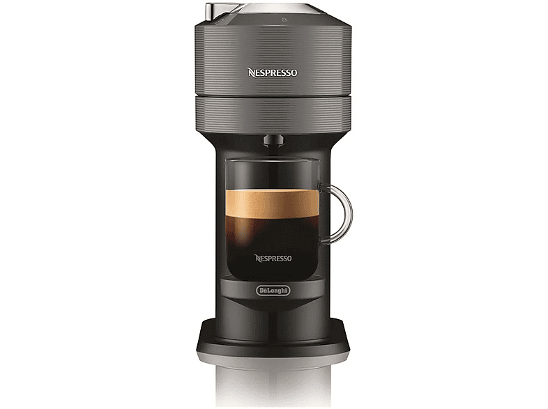Cafetera de cápsulas - Delonghi ENV120.GY VERTUO NEXT GRIS, 0 bar, 1,1 l, 1500 W