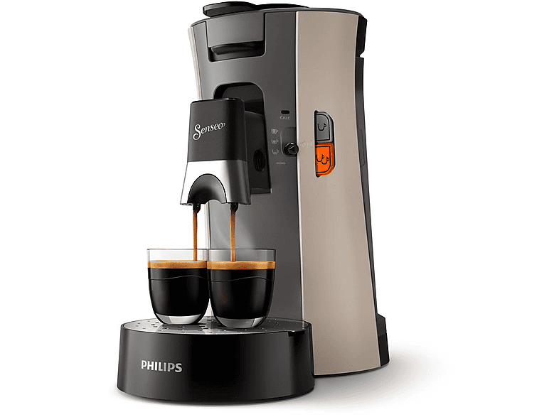 Cafetera de cápsulas - Philips CSA240/30, 1 bar, 1450 W, Gris