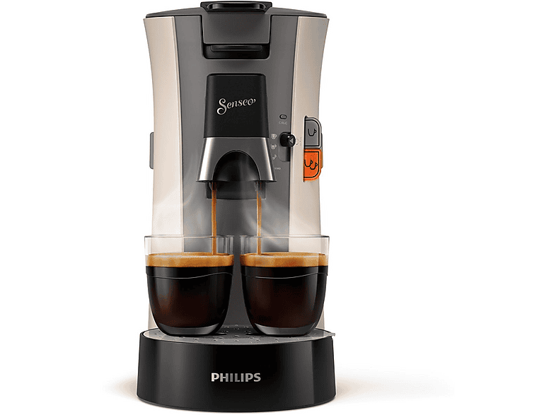 Cafetera de cápsulas - Philips CSA240/30, 1 bar, 1450 W, Gris