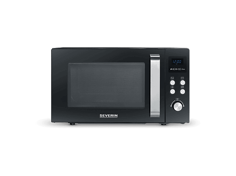 Microondas libre instalación - Severin MW 7752, 900 W, 10 potencia, 25 l, negro