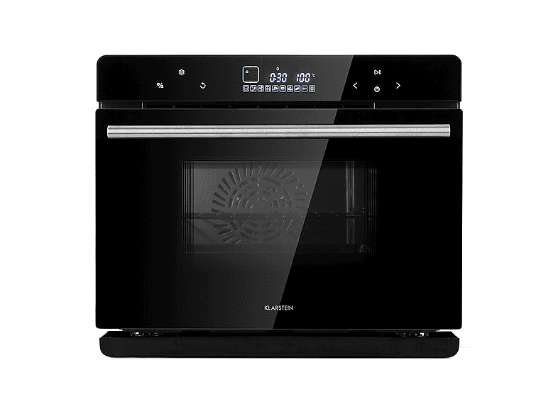 Horno a vapor - Klarstein MasterFresh, Integrable, 24 l, 52,50 cm, Negro
