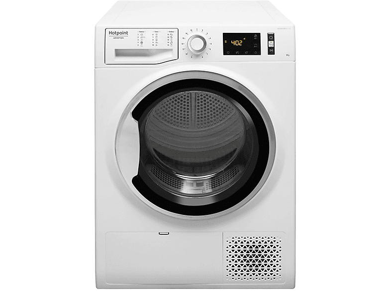 Secadora - Hotpoint NT M11 82SK EU, Bomba de calor, 9 kg, 14 programas, Blanco