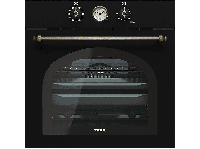 Horno multifunción - Teka 111010010 HRB 6300 AT, Integrable, Hidrolítica, 70 l, 53,7 cm, Negro