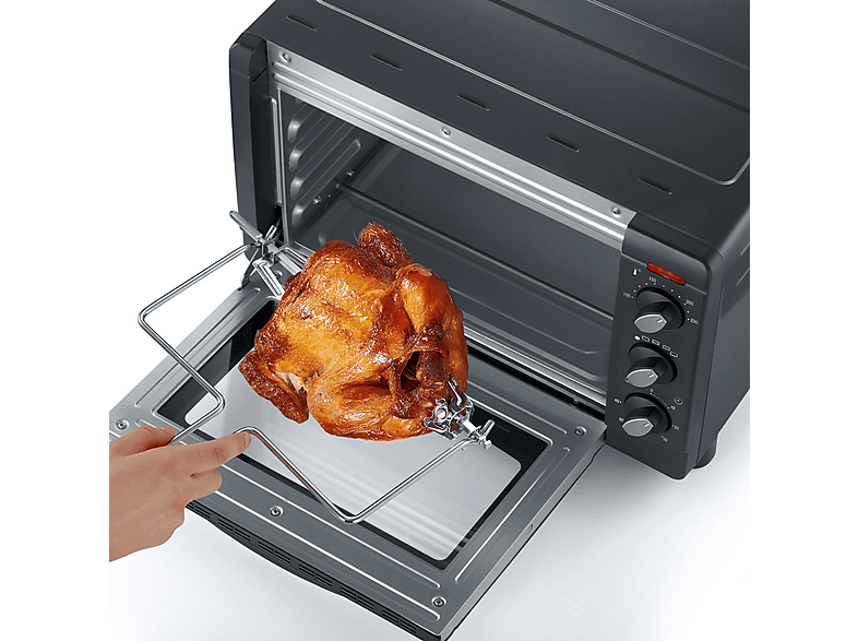 Horno pequeño - Severin TO 2068, 1500 W, 20 l, negro