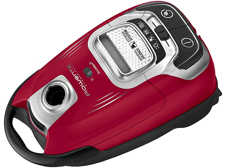 Aspirador con bolsa - Rowenta RO7473EA, 400 W, Depósito 4,5 l, Rojo