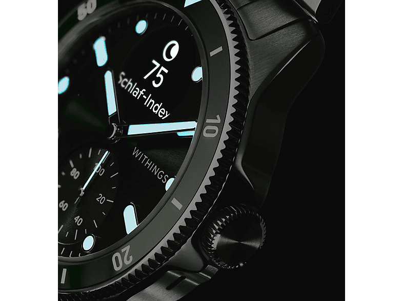 Smartwatch - Withings 3700546707292, Acero inoxidable, Verde