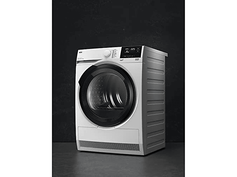 Secadora - AEG TR818A4OB, Bomba de calor, 8 kg, Blanco