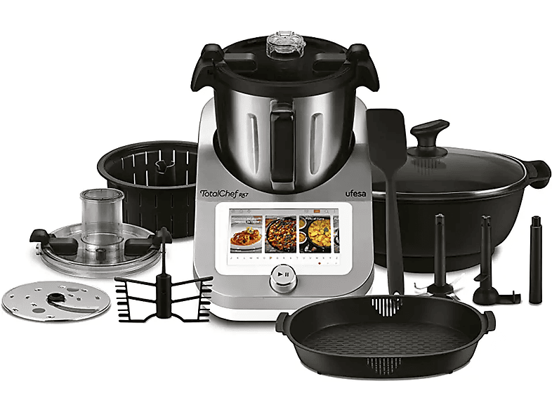 Robot de cocina - Ufesa RK7, 2000 W, Negro