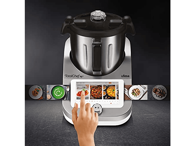 Robot de cocina - Ufesa RK7, 2000 W, Negro