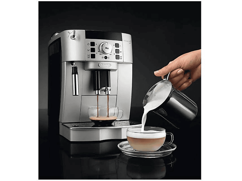 Cafetera express - Delonghi ECAM250.31.SB, 15 bar, 1450 W, 2 tazas, Plata