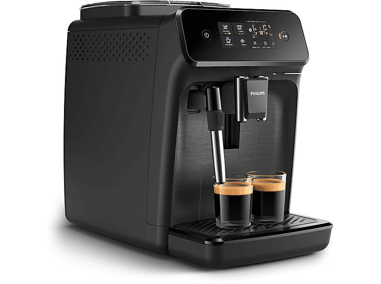 Cafetera express - Philips EP1220_00, 15 bar, 1500 W, 2,0 tazas, Negro