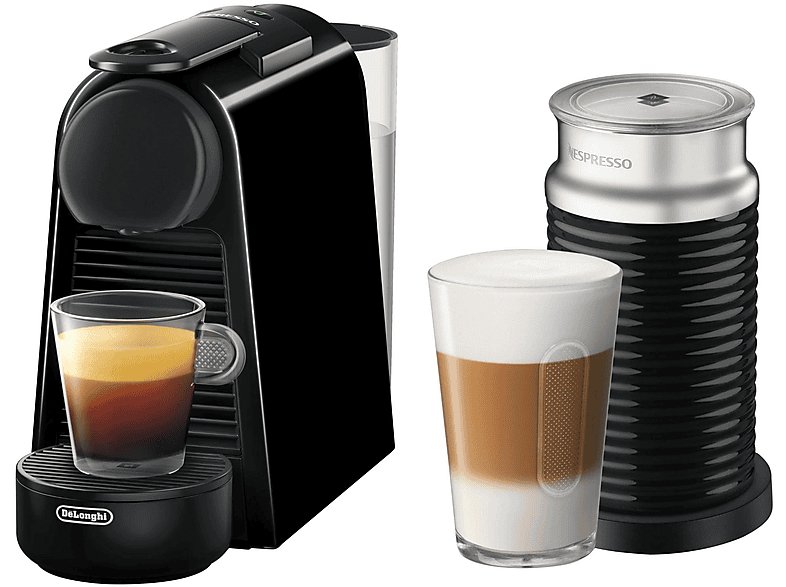 Cafetera de cápsulas - Delonghi 0132191766, 19 bar, 240 ml, 1150 W, Negro