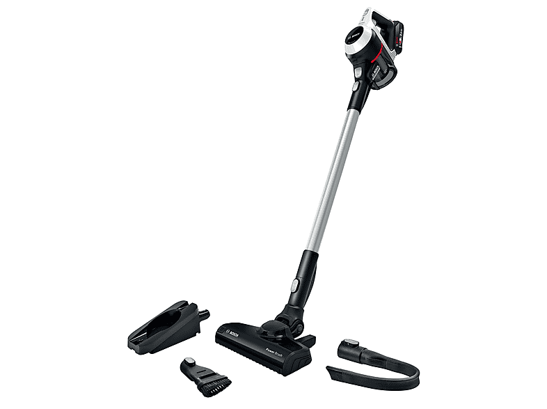 Aspirador de mano - Bosch BCS61113, 6 W, Depósito 0,3 l, Autonomía 30 min, Blanco