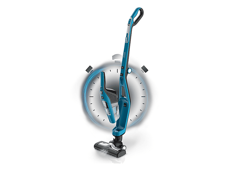 Aspirador escoba - Tefal TY6751WO, Potencia de succión 13 kPa, Depósito 0,6 l, Autonomía 45 min, Azul