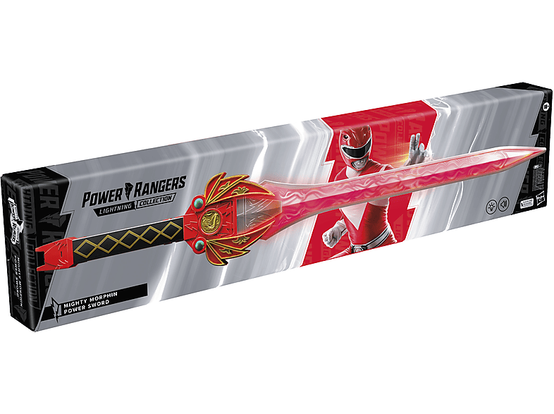 Figura - Power Rangers Power Rangers Lightning Collection - Espada de poder de Mighty Morphin Ranger Rojo, 30 cm, 2 año(s)