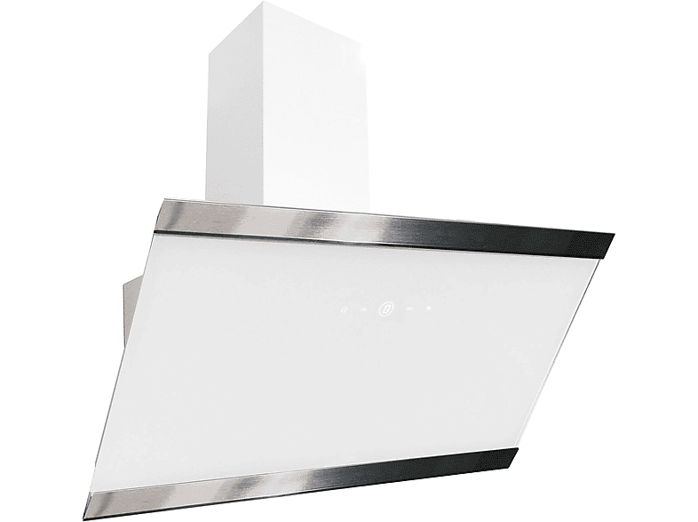 Campana decorativa - Respekta CH89090W, 9 velocidades, 479,8 m³/h, 89,5 cm, Blanco