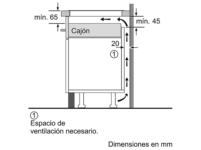 Encimera inducción - Balay 3EB963FR, 4 zonas, 592 mm, Negro