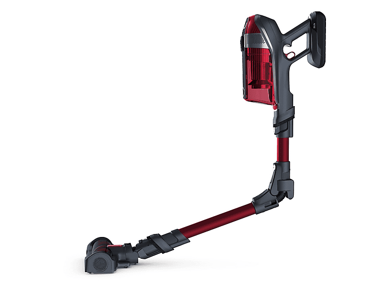 Aspirador escoba - Rowenta RH9829 X-FORCE 11.50 ANIMAL CARE, 320 W, Potencia de succión 130 AirWatt, Depósito 0,9 l, Autonomía 45 min, Rojo