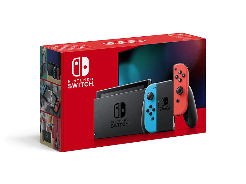 Consola Nintendo Switch - Nintendo CONSOLA SWITCH AZUL/ROJO NEON, 32 GB