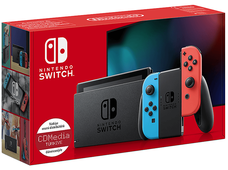 Consola Nintendo Switch - Nintendo CONSOLA SWITCH AZUL/ROJO NEON, 32 GB