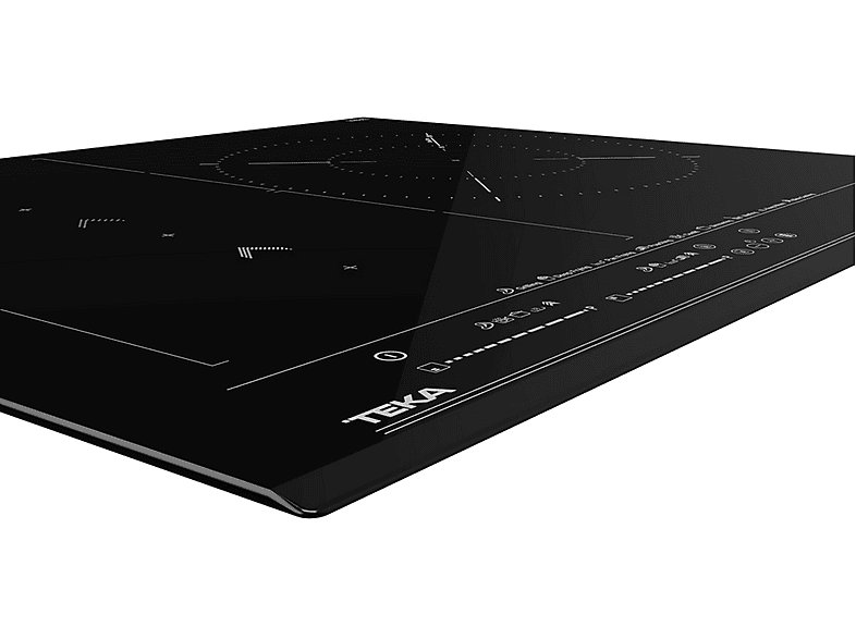 Placa de inducción - Teka 8434778011661, Flex zonas, 600 mm, Negro
