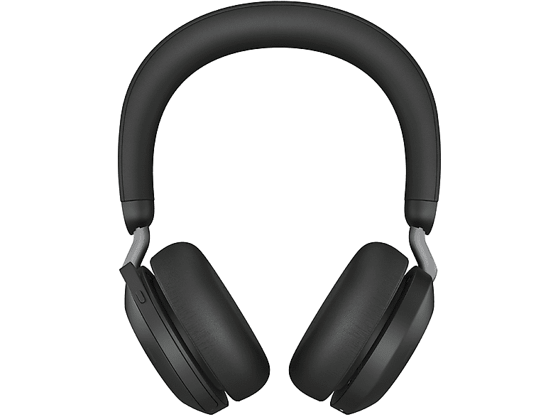 Auriculares inalámbricos - Jabra Evolve2 75, Circumaurales, Bluetooth, Negro