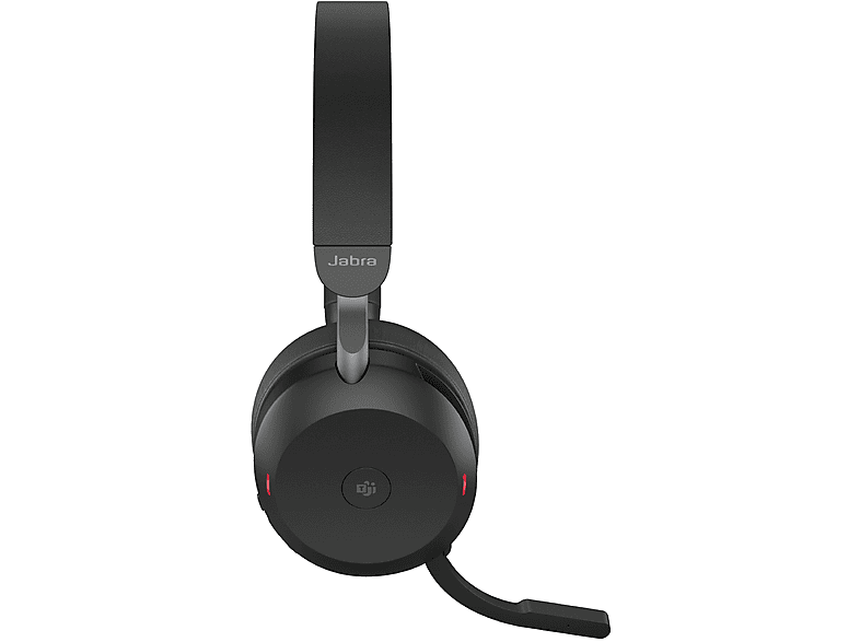 Auriculares inalámbricos - Jabra Evolve2 75, Circumaurales, Bluetooth, Negro