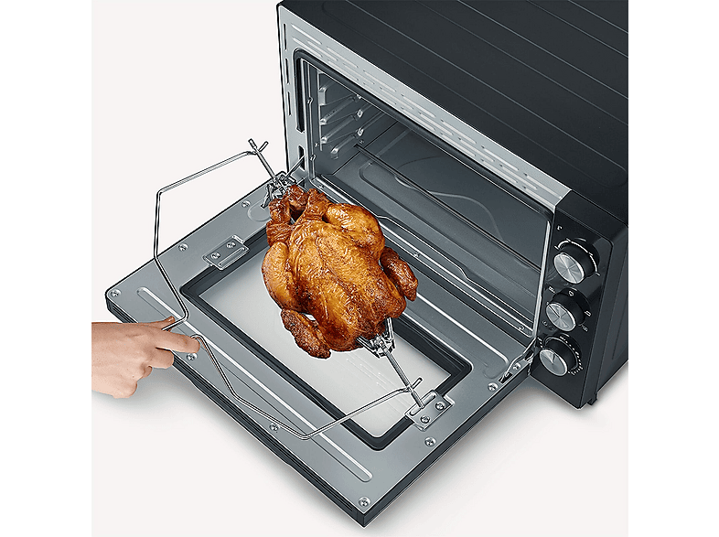 Horno de sobremesa - Severin TO 2073, 2200 W, 60 l, negro