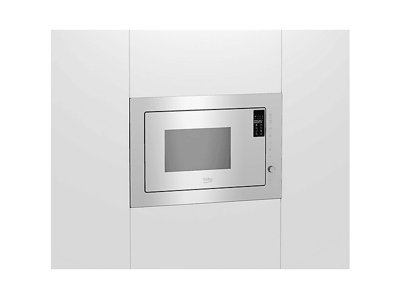 Microondas libre instalación - Beko BMGB25333WG 25L, 1 kW, 5 potencia, Blanco