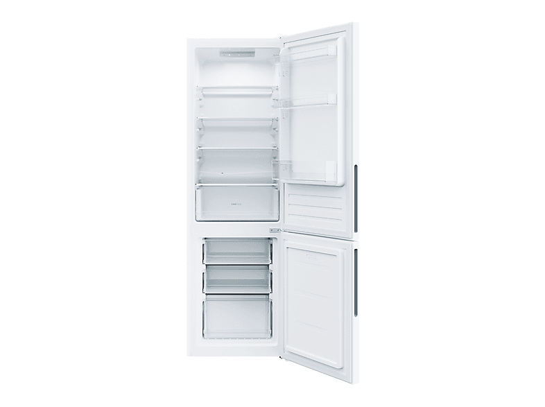Frigorífico combi - Candy CCT3L517EW, Semi No Frost, Altura 1760 mm, Capacidad 260 l, Blanco