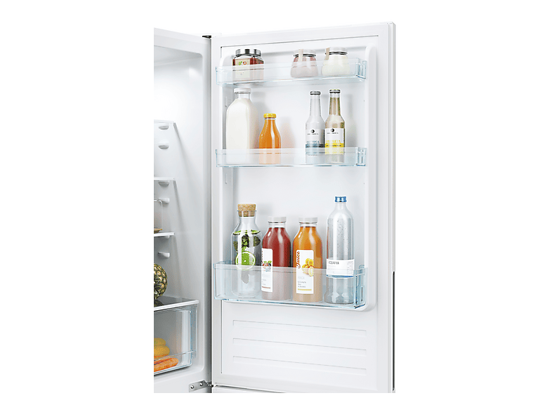 Frigorífico combi - Candy CCT3L517EW, Semi No Frost, Altura 1760 mm, Capacidad 260 l, Blanco