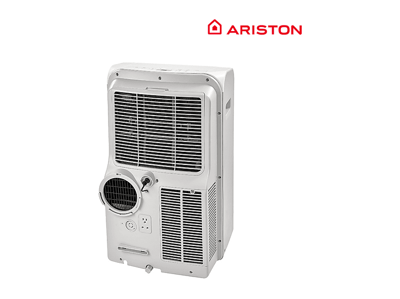 Aire Aconcidionado Portátil - Ariston MOBIS PLUS 10, 10000 fg/h, 20 m², 62 dB(A), Blanco